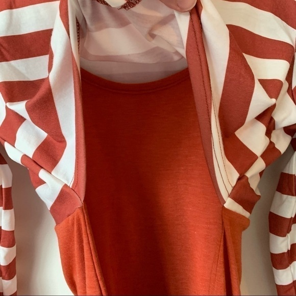 SALE! NEW 𝅺PATPAT Burnt Orange Knit Maternity Dress Small - Picture 9 of 9